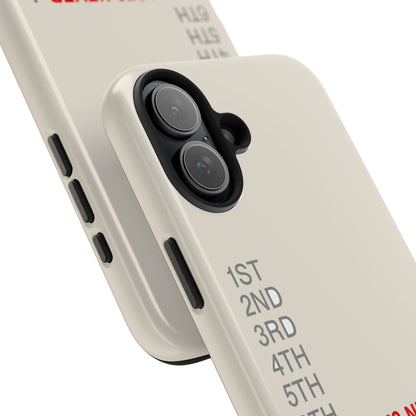 Reverse? Never. — iPhone Tough Case