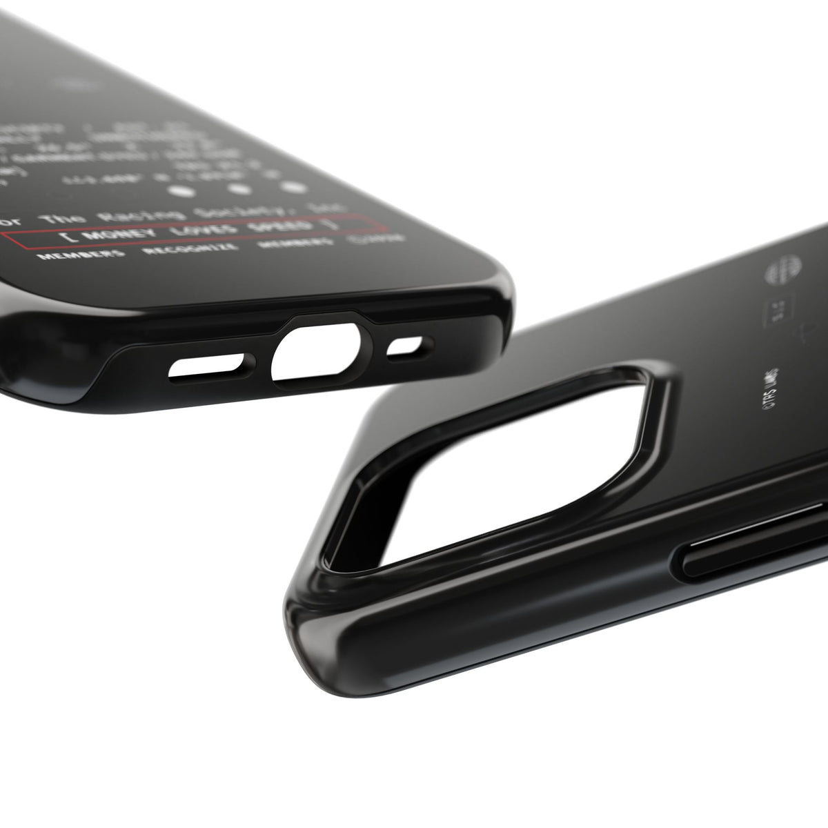 Money Loves Speed Spec — iPhone Tough Case