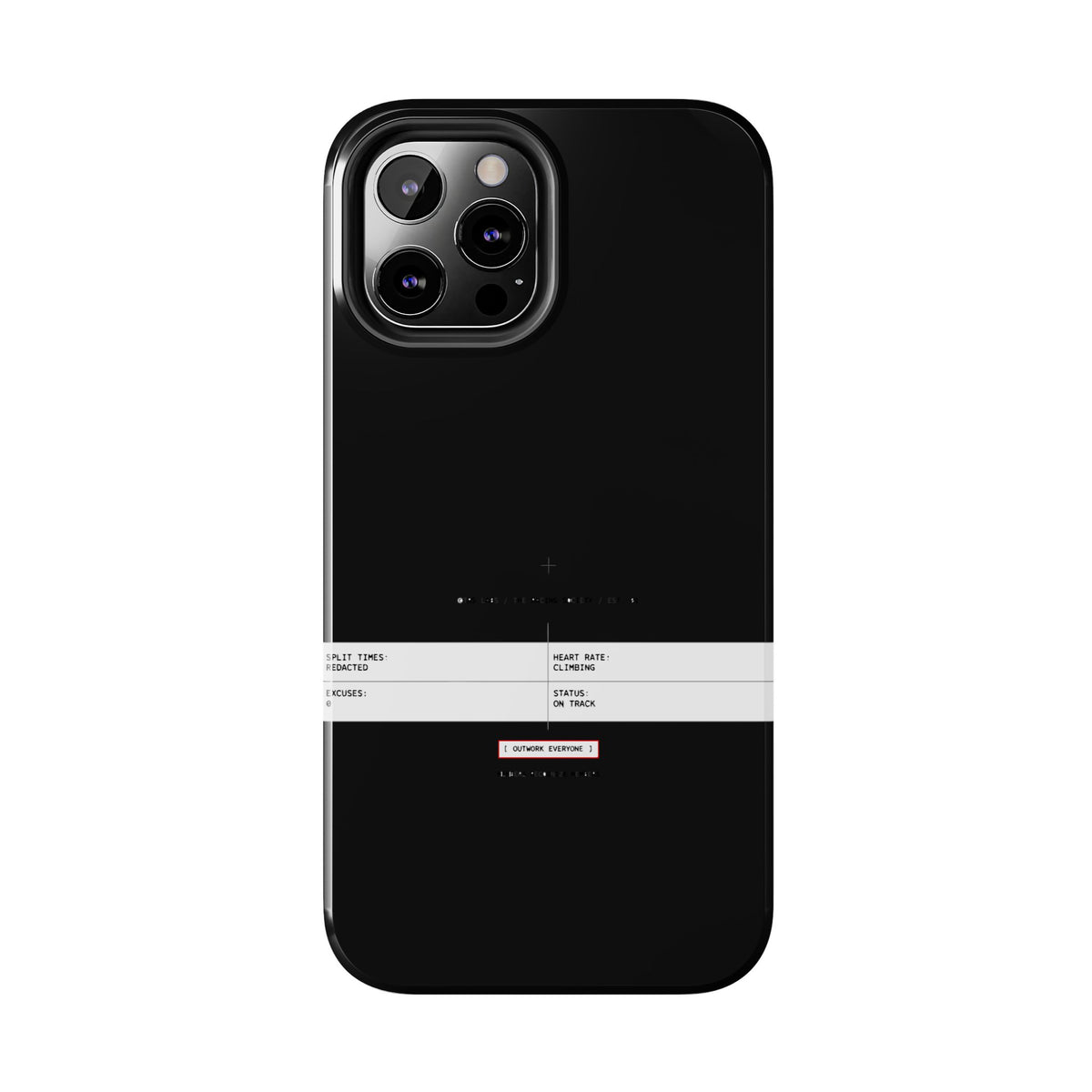 Split Times Redacted — iPhone Tough Case
