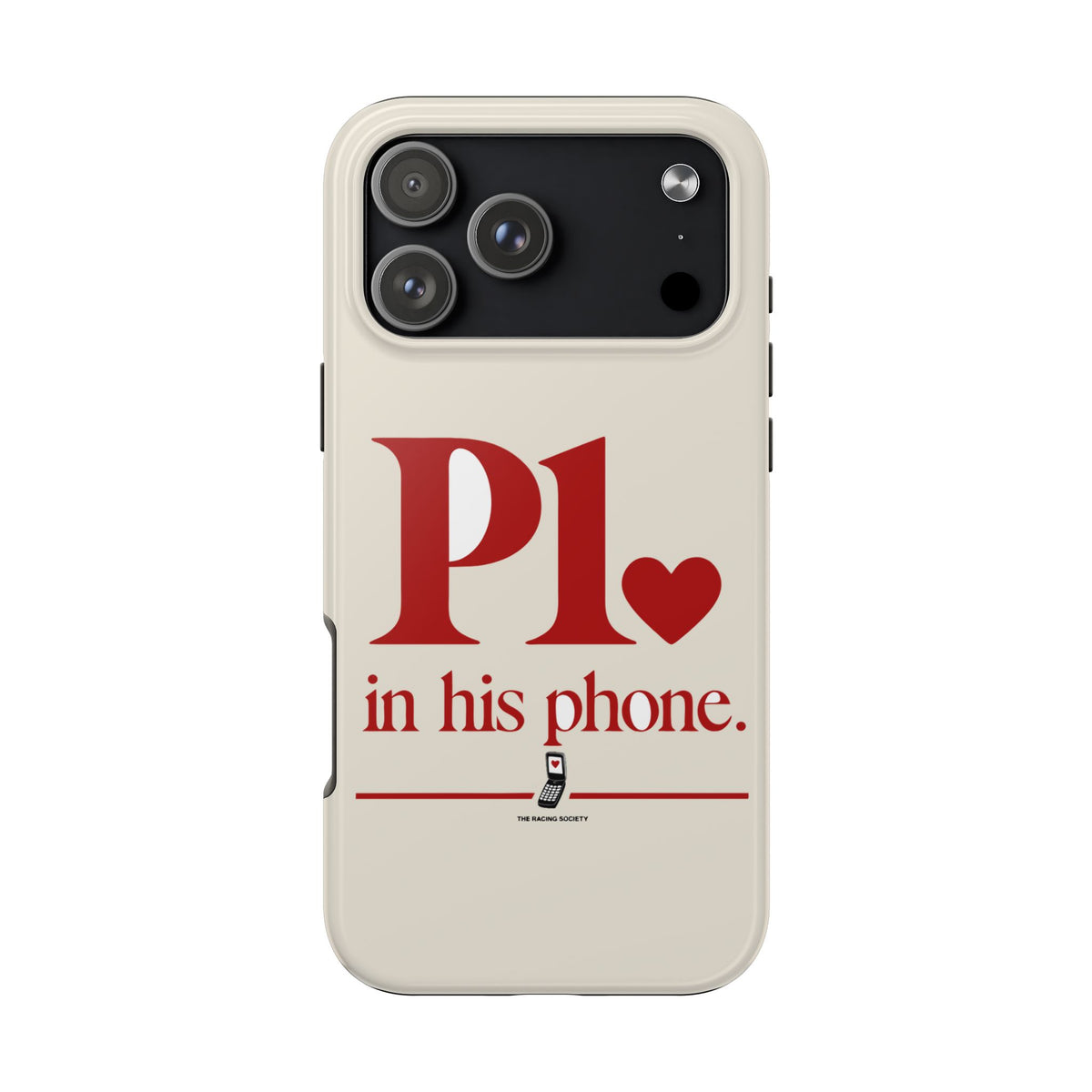 P1 In His Phone — iPhone Tough Case