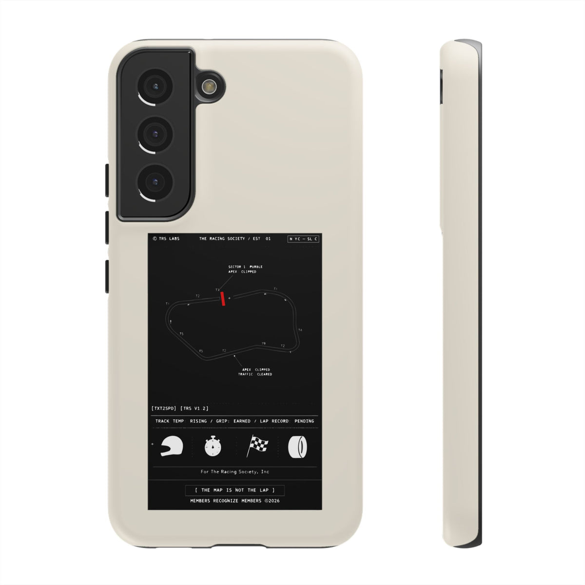 The Map Is Not The Lap — Samsung Galaxy Tough Case