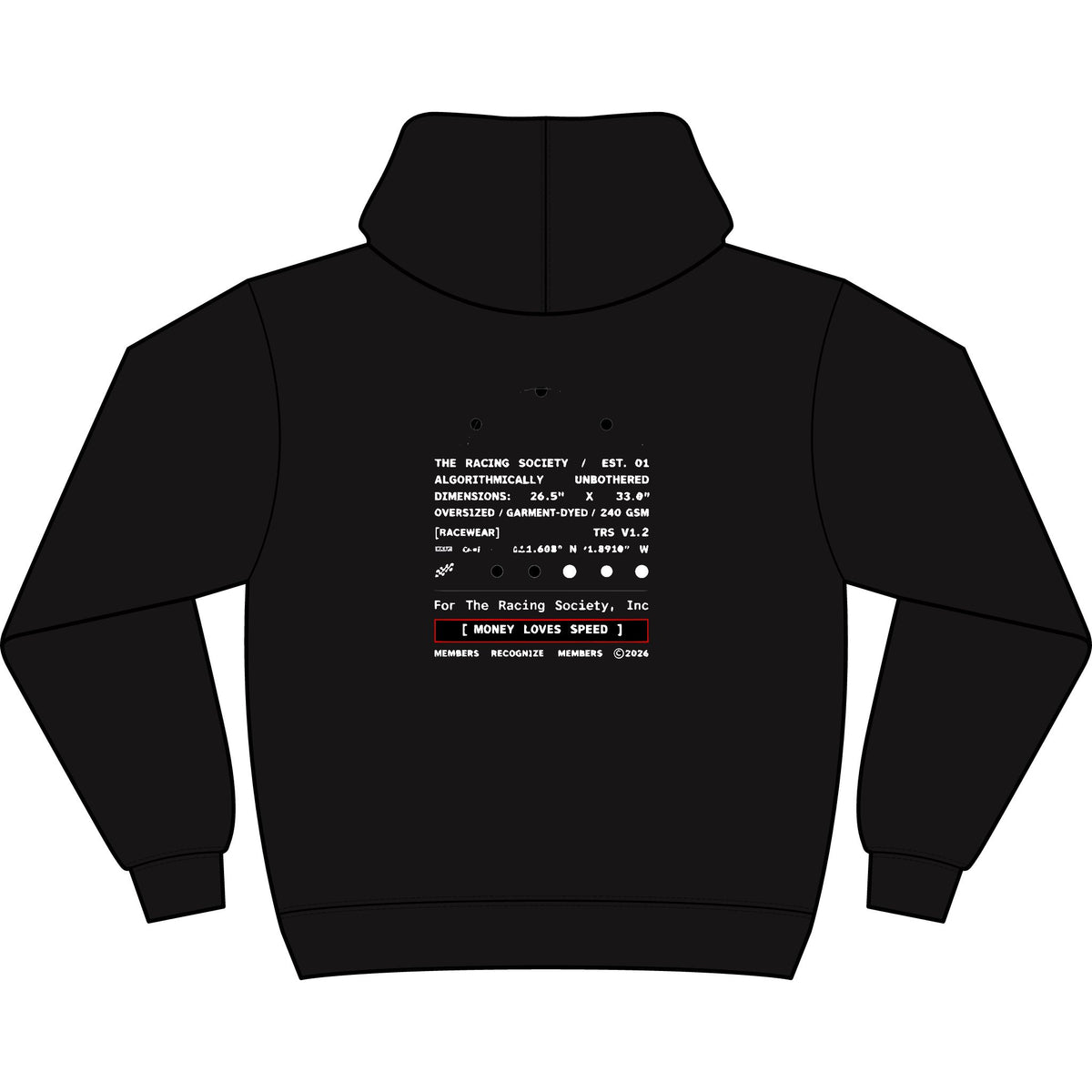 Money Loves Speed — Box Hoodie