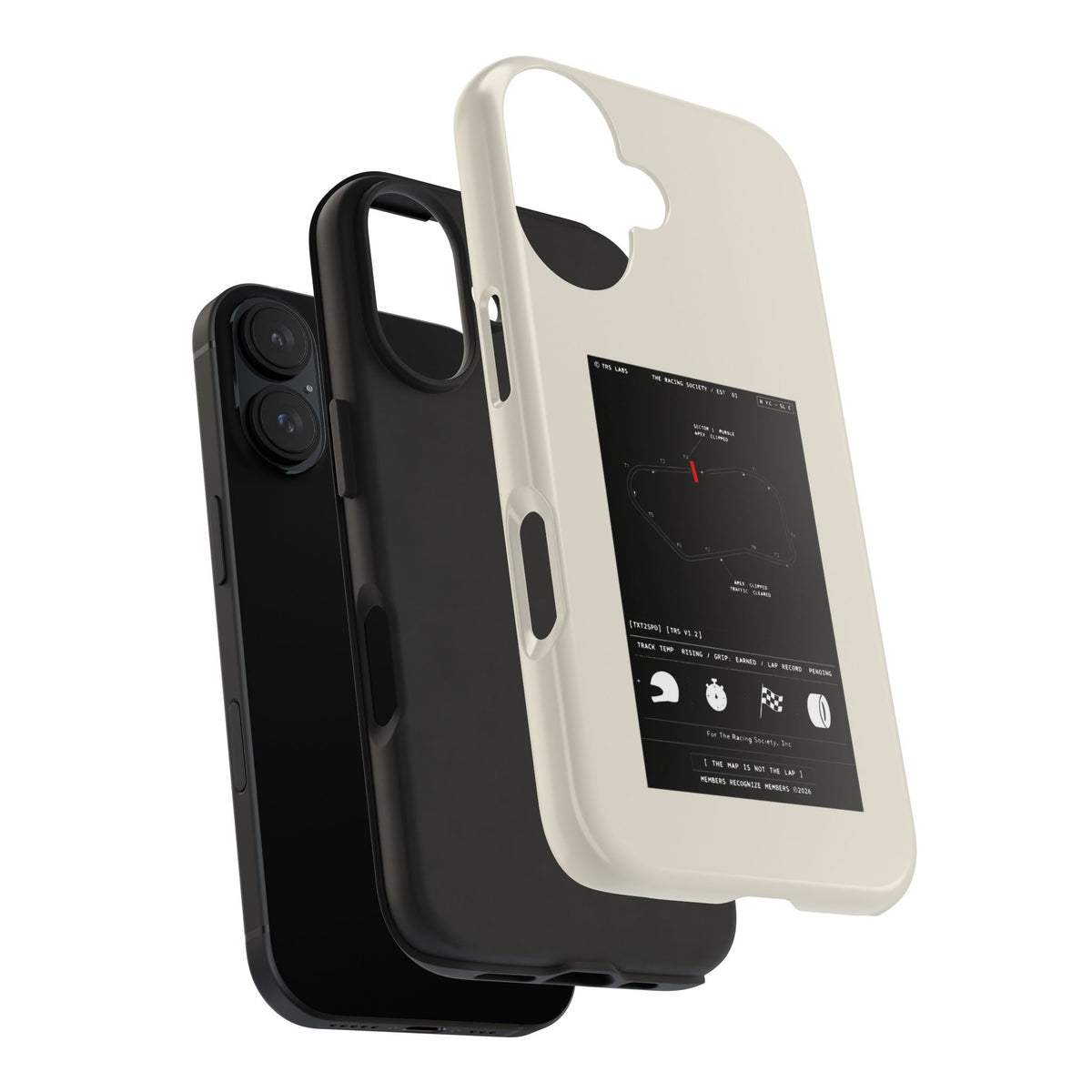 The Map Is Not The Lap — iPhone Tough Case