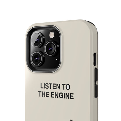Listen To The Engine, Not The News — iPhone Tough Case