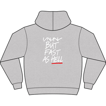 Broke But Fast As Hell — Box Hoodie