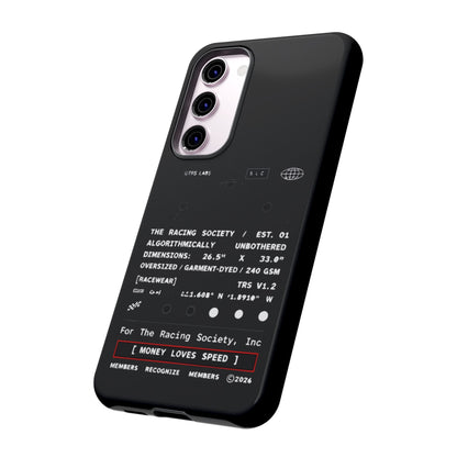 Money Loves Speed Spec — Samsung Galaxy Tough Case
