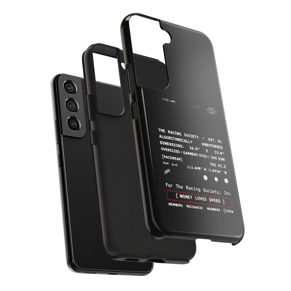 Money Loves Speed Spec — iPhone Tough Case