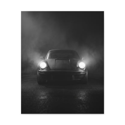 Fog Lights car canvas wall art — canvas in living room, The Racing Society