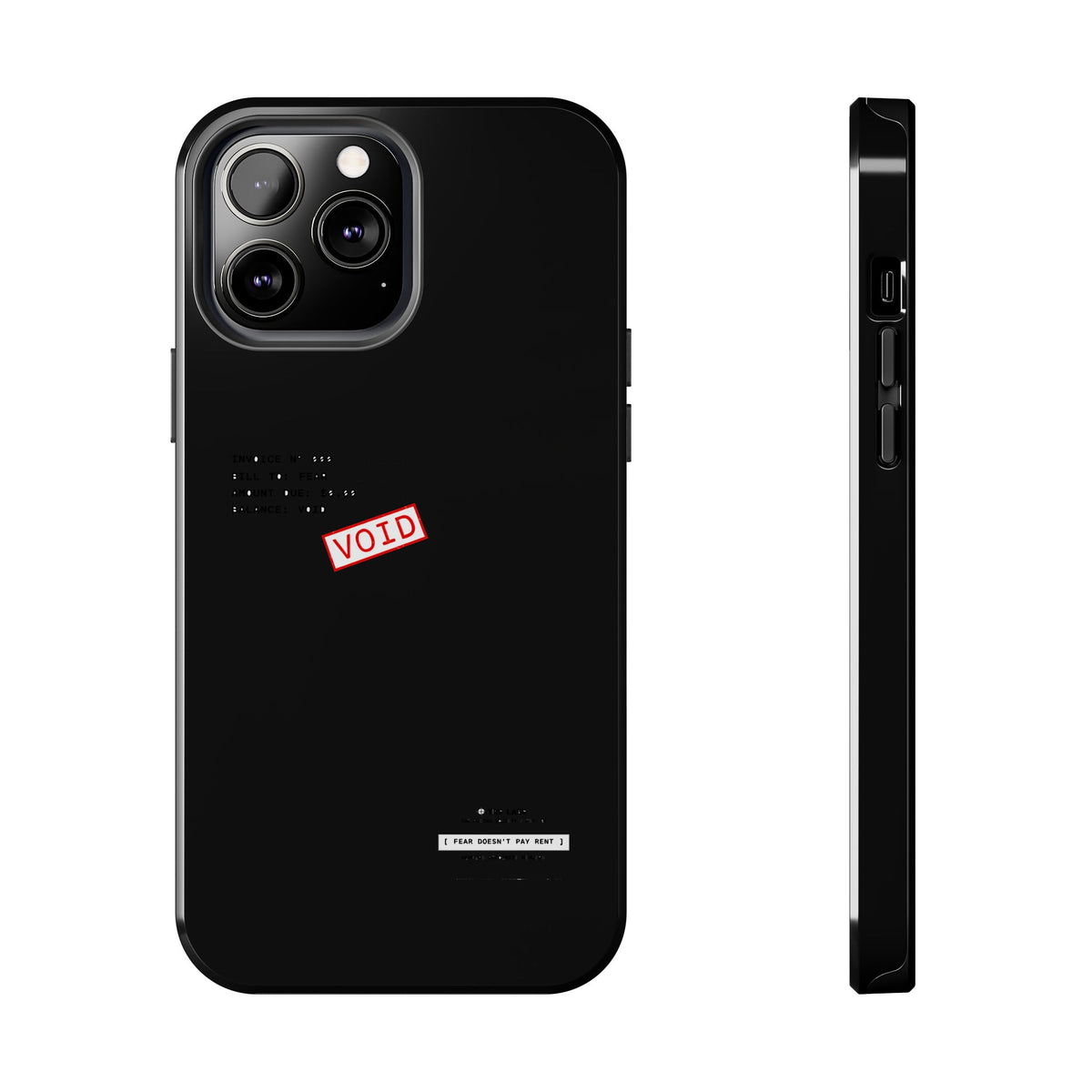 Fear Doesn't Pay Rent — iPhone Tough Case