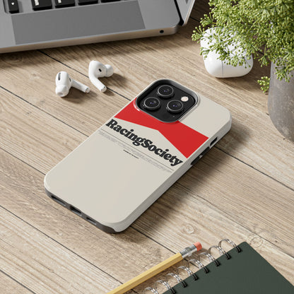 Racing Society Box Logo — iPhone Tough Case