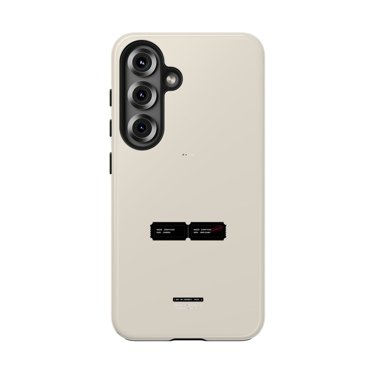 Bet On Yourself. Twice. — iPhone Tough Case