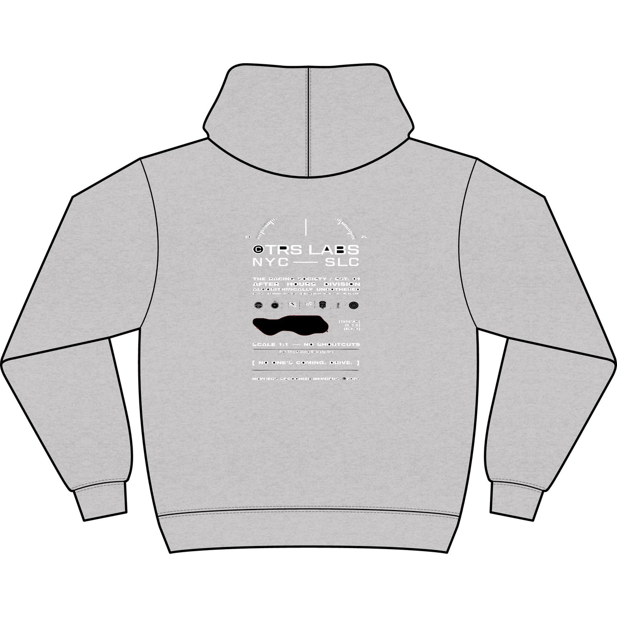No One's Coming. Drive. — Box Hoodie