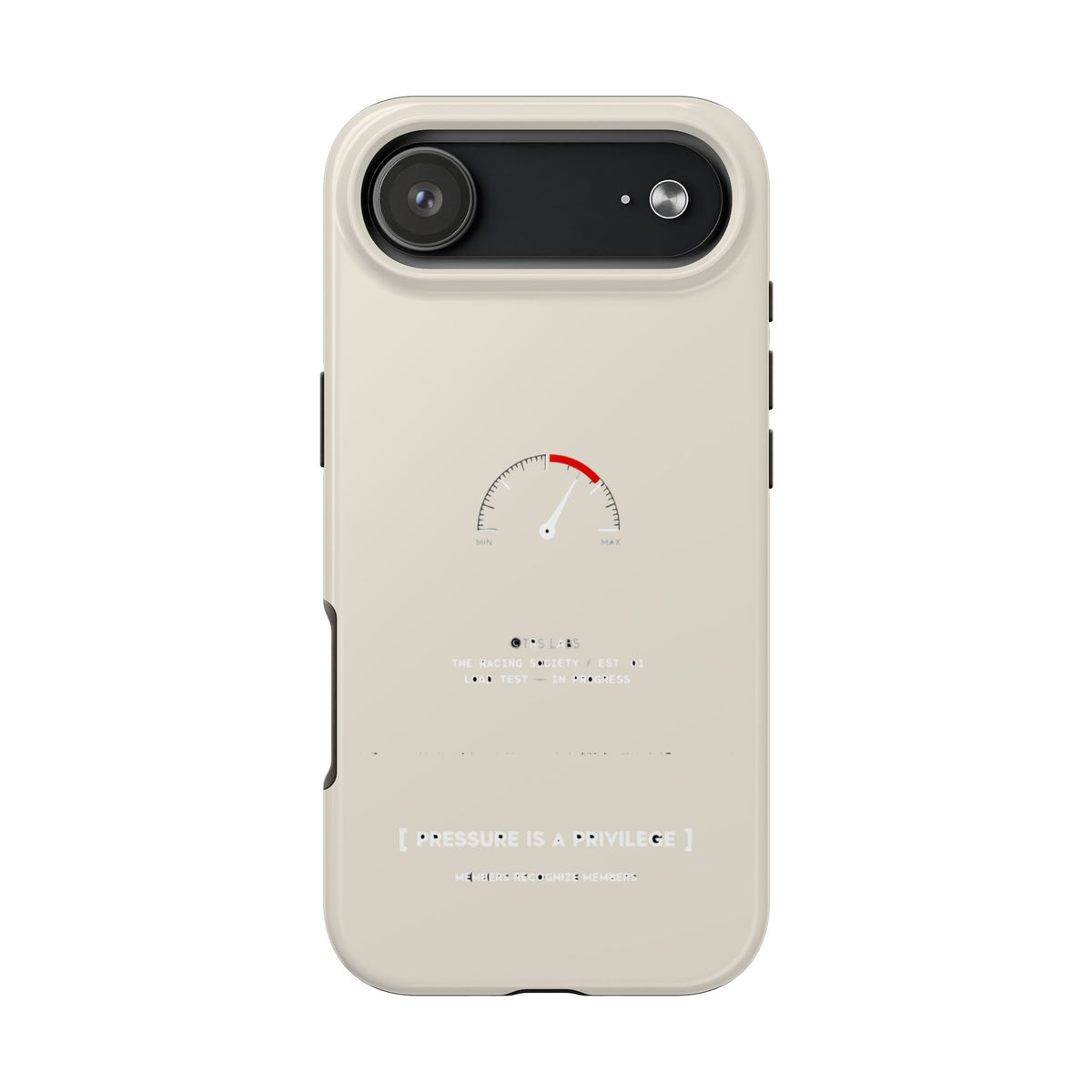 Pressure Is A Privilege — iPhone Tough Case
