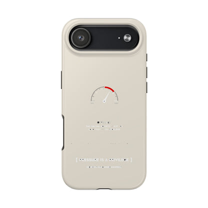 Pressure Is A Privilege — iPhone Tough Case