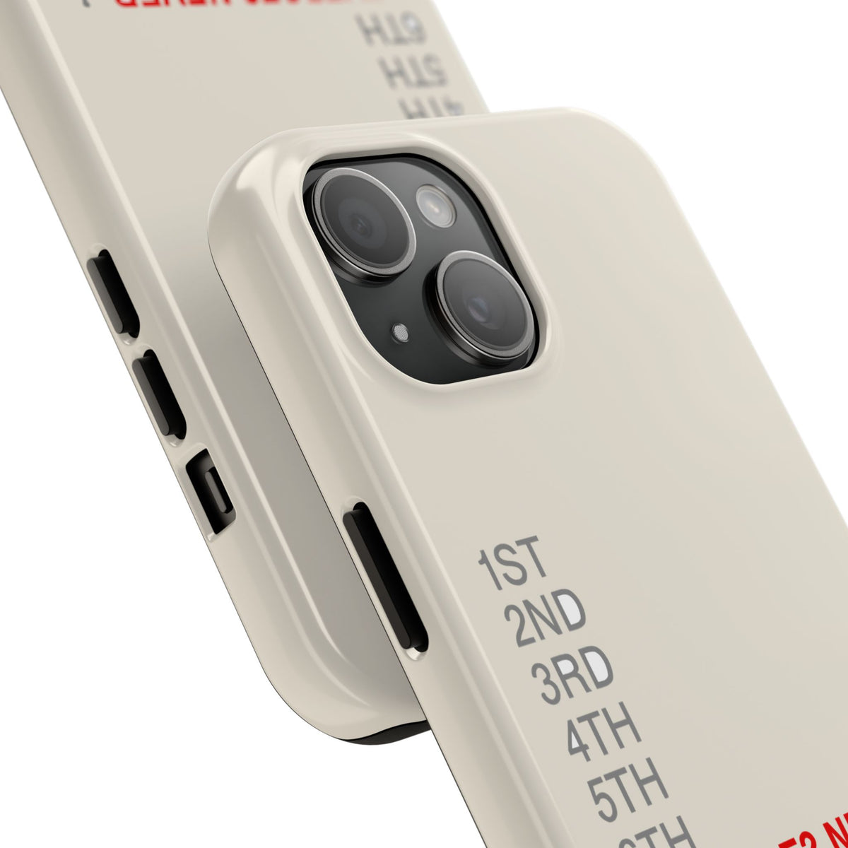 Reverse? Never. — iPhone Tough Case