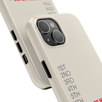 Reverse? Never. — iPhone Tough Case
