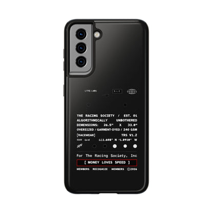 Money Loves Speed Spec — iPhone Tough Case