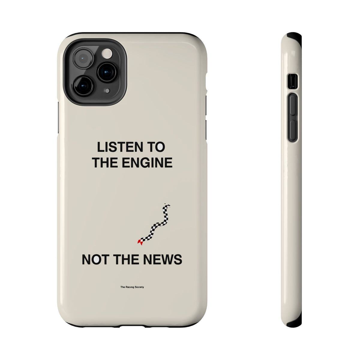 Listen To The Engine, Not The News — iPhone Tough Case