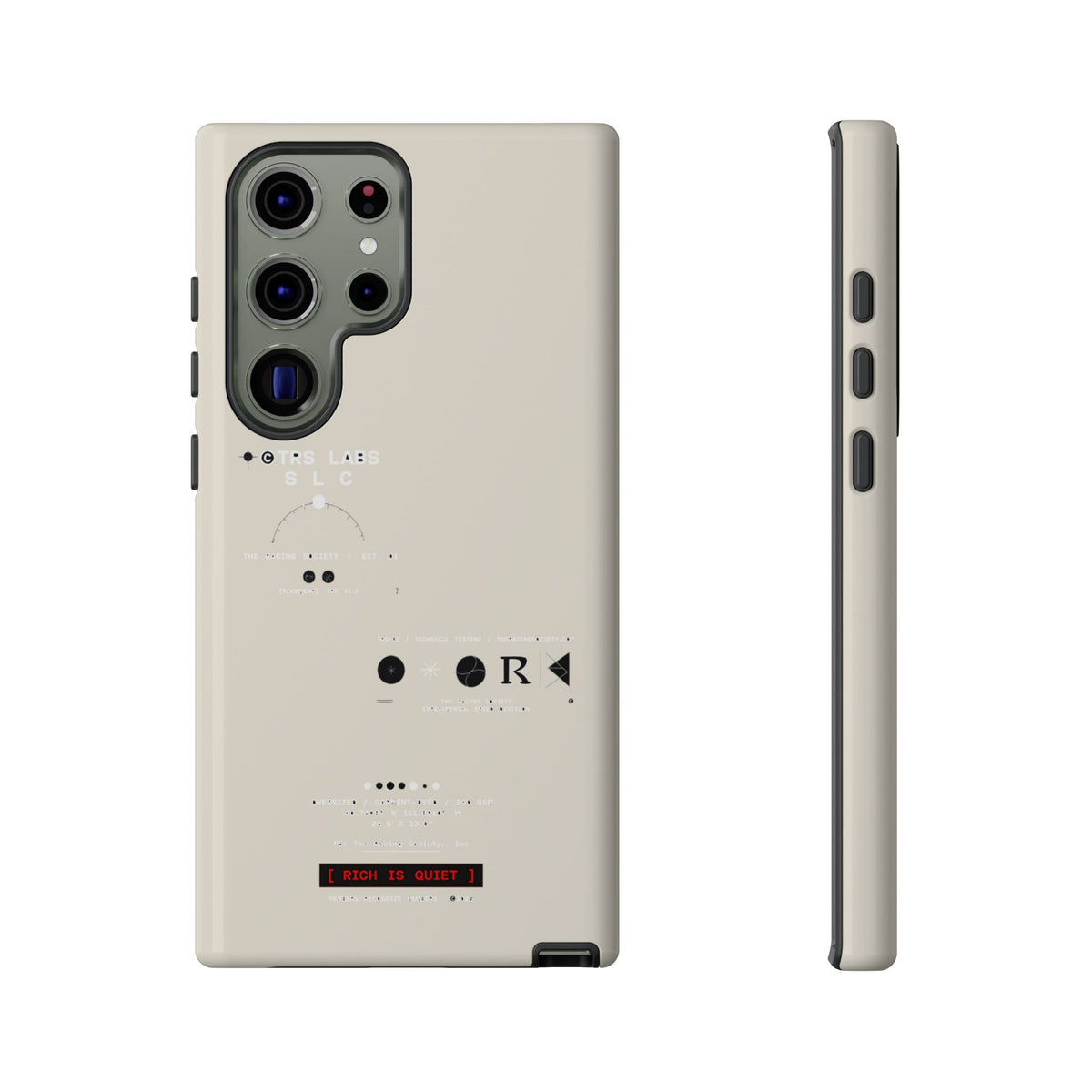 Rich Is Quiet Specimen — Samsung Galaxy Tough Case