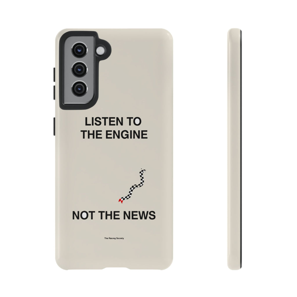 Listen To The Engine, Not The News — Samsung Galaxy Tough Case
