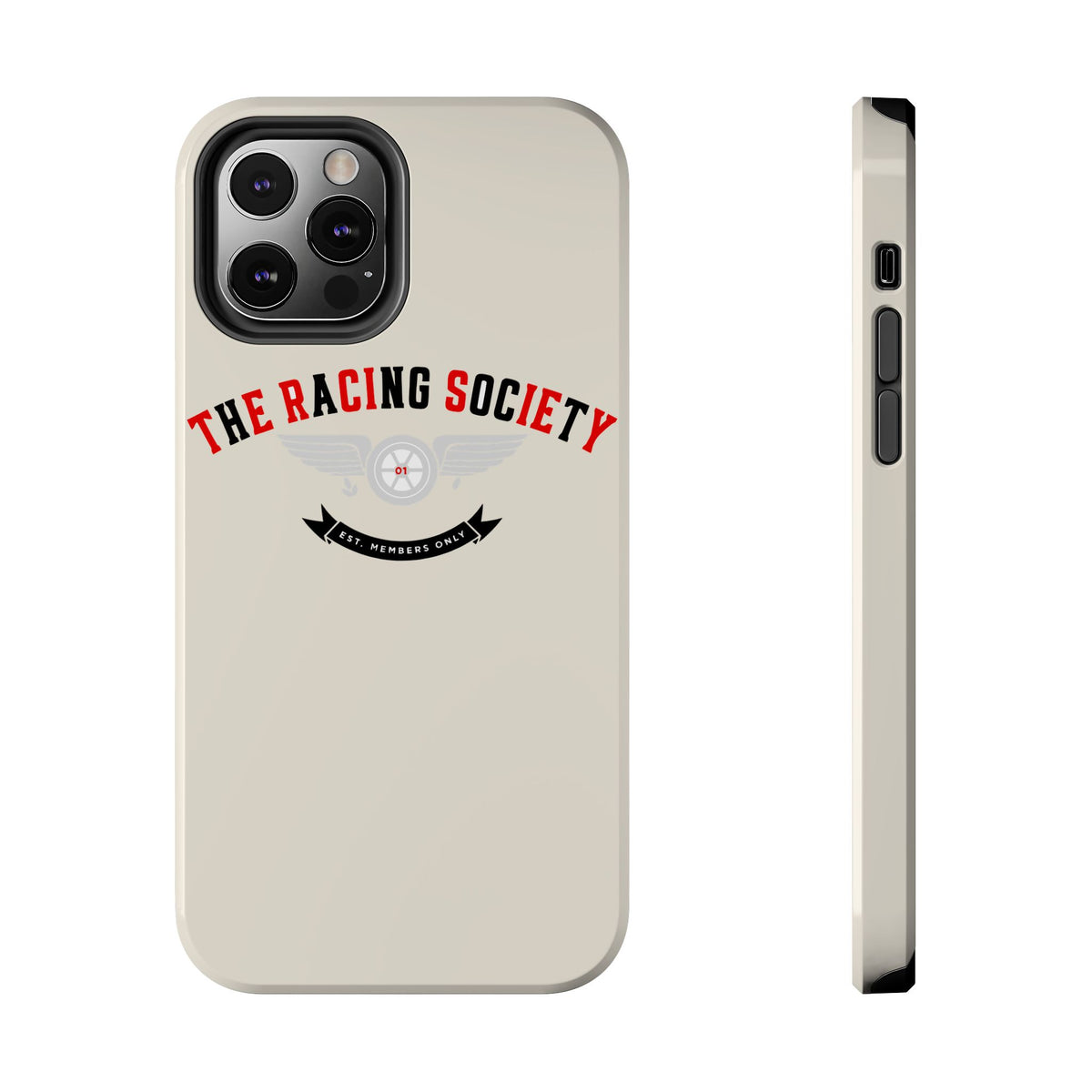 Racing Society Crest — iPhone Tough Case