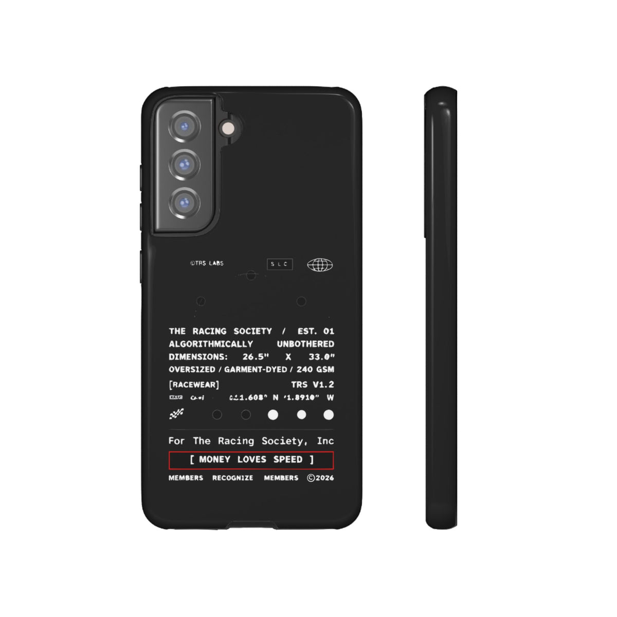 Money Loves Speed Spec — Samsung Galaxy Tough Case