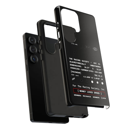 Money Loves Speed Spec — Samsung Galaxy Tough Case