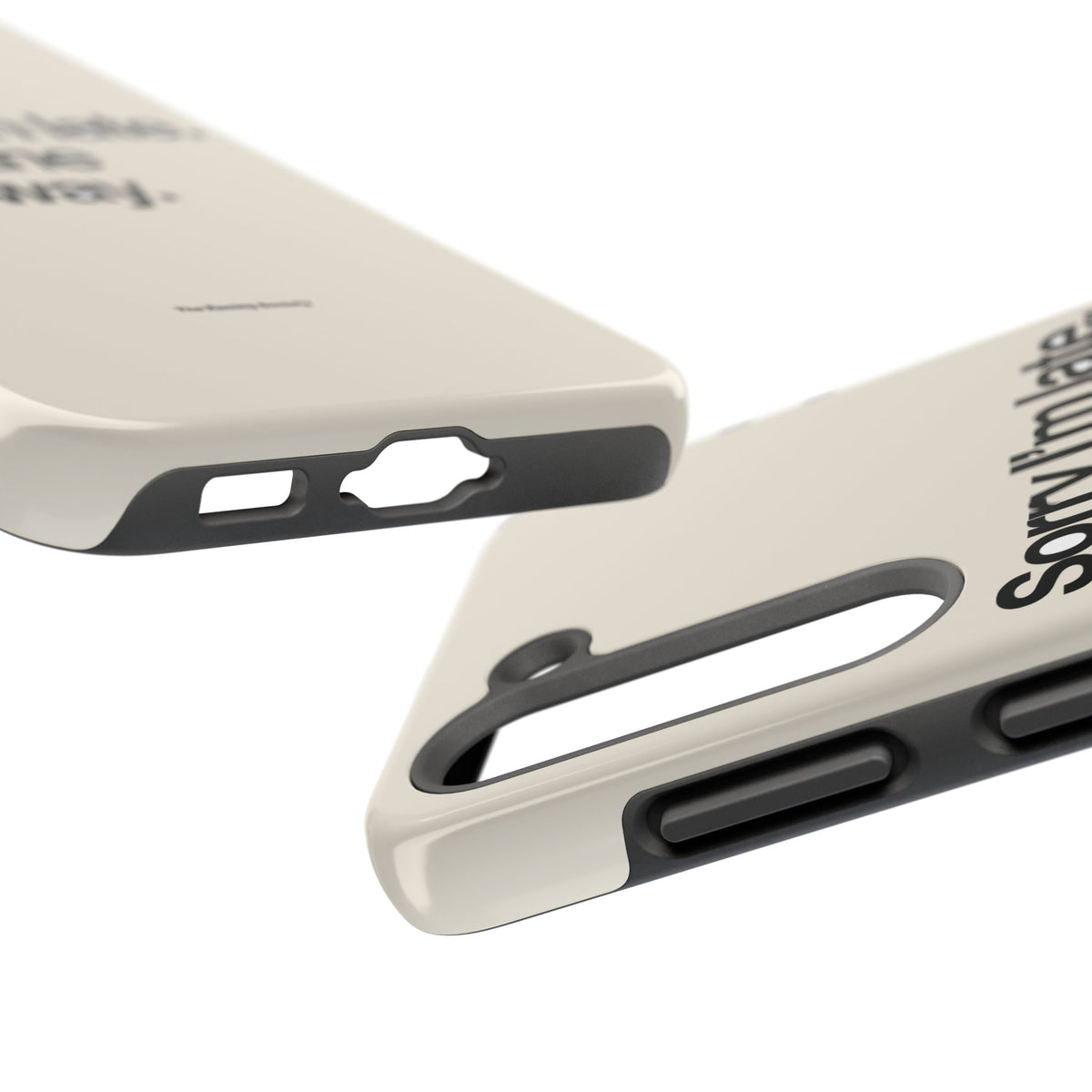 Sorry I'm Late, I Took The Long Way — iPhone Tough Case