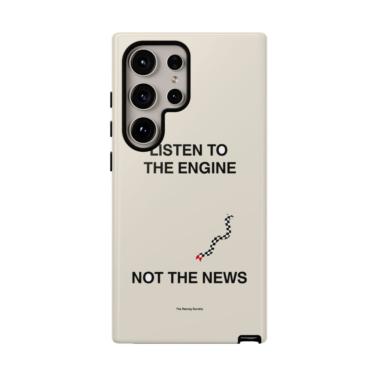 Listen To The Engine, Not The News — Samsung Galaxy Tough Case