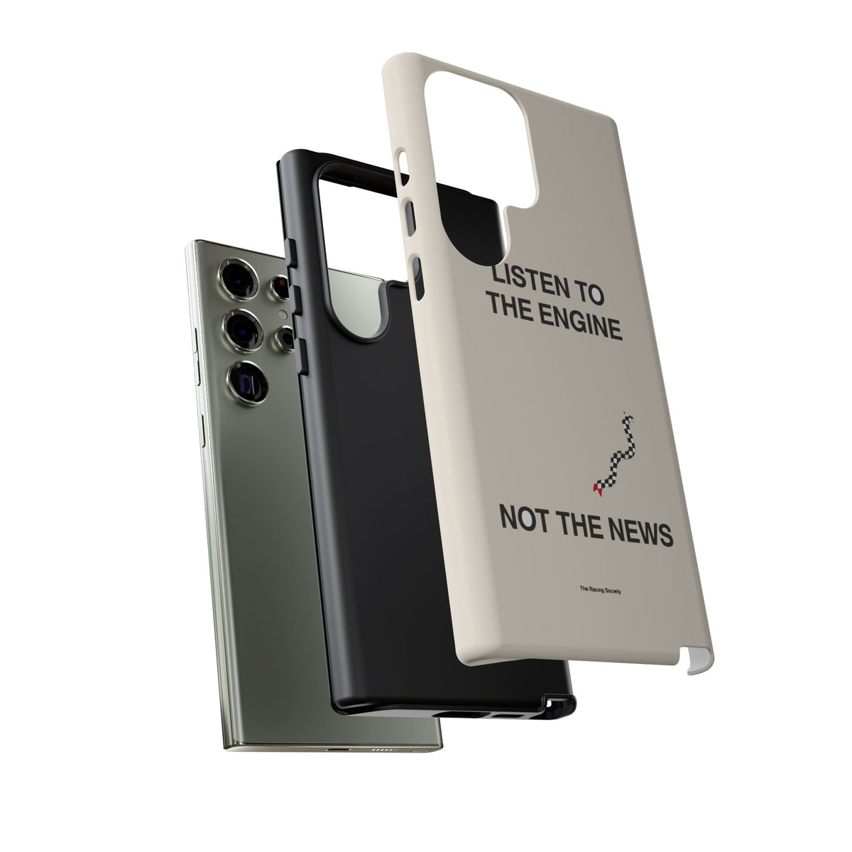 Listen To The Engine, Not The News — Samsung Galaxy Tough Case