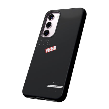 Fear Doesn't Pay Rent — Samsung Galaxy Tough Case