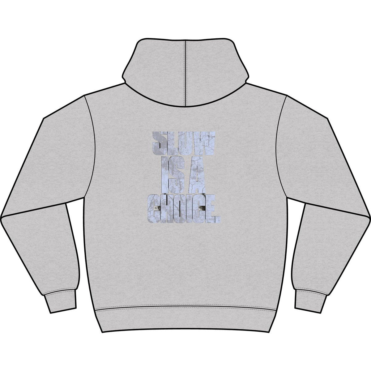 Slow Is A Choice — Box Hoodie