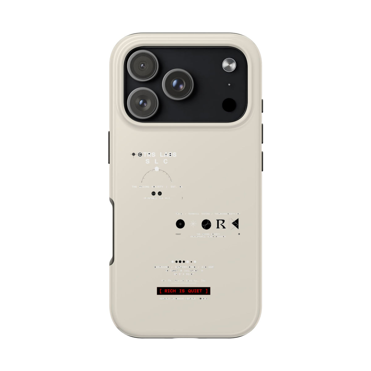 Rich Is Quiet Specimen — iPhone Tough Case