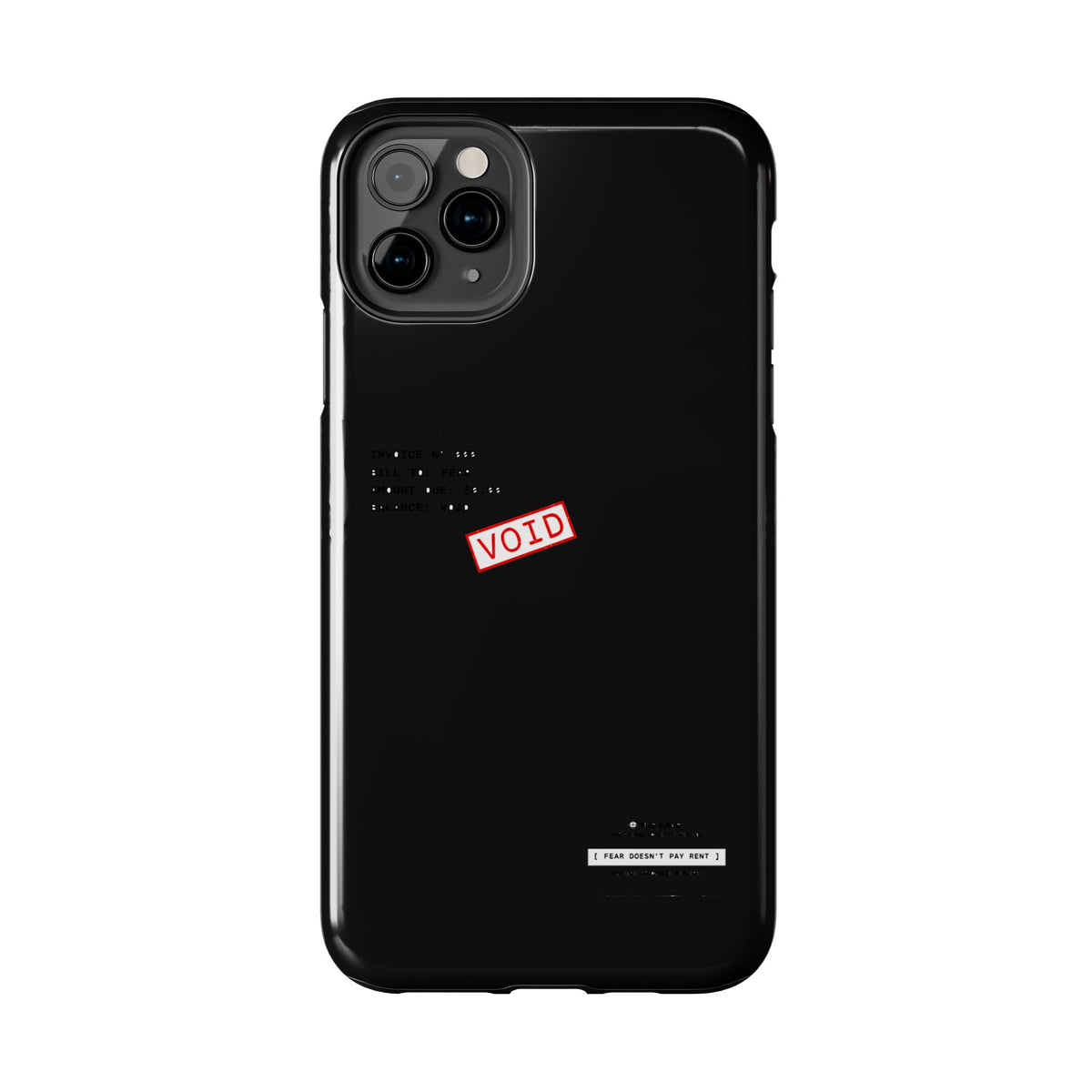 Fear Doesn't Pay Rent — iPhone Tough Case
