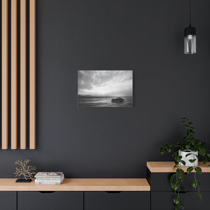 Airfield car canvas wall art — canvas side view, The Racing Society