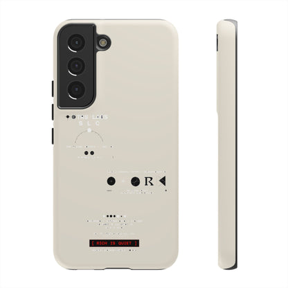 Rich Is Quiet Specimen — Samsung Galaxy Tough Case