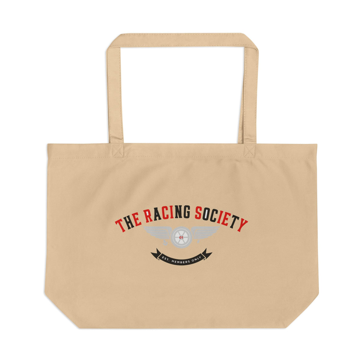 Racing Society Crest — Large Eco Tote