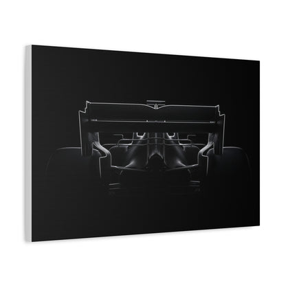 The Wing car canvas wall art — canvas on wall detail, The Racing Society