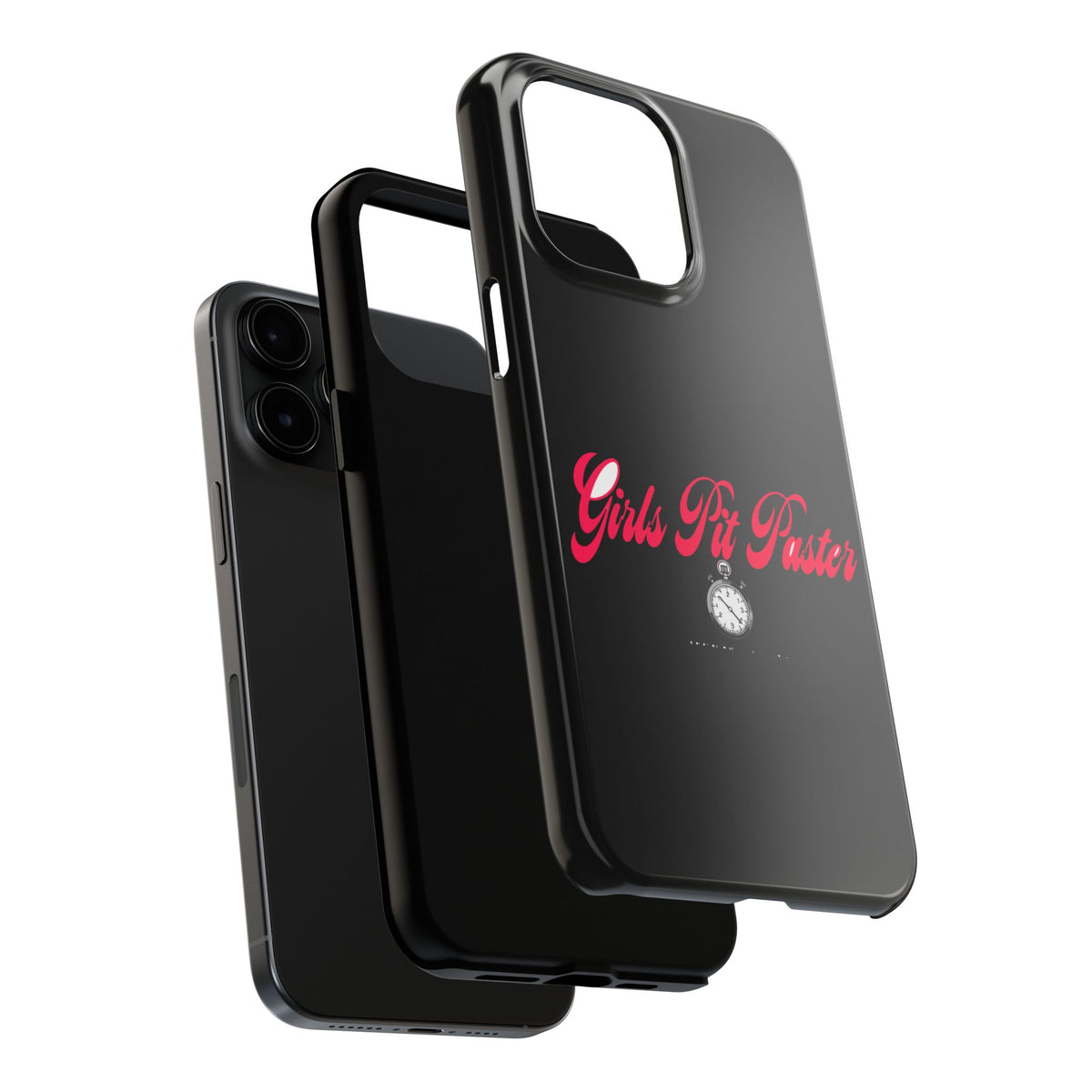 Girls Pit Faster Stopwatch — iPhone Tough Case