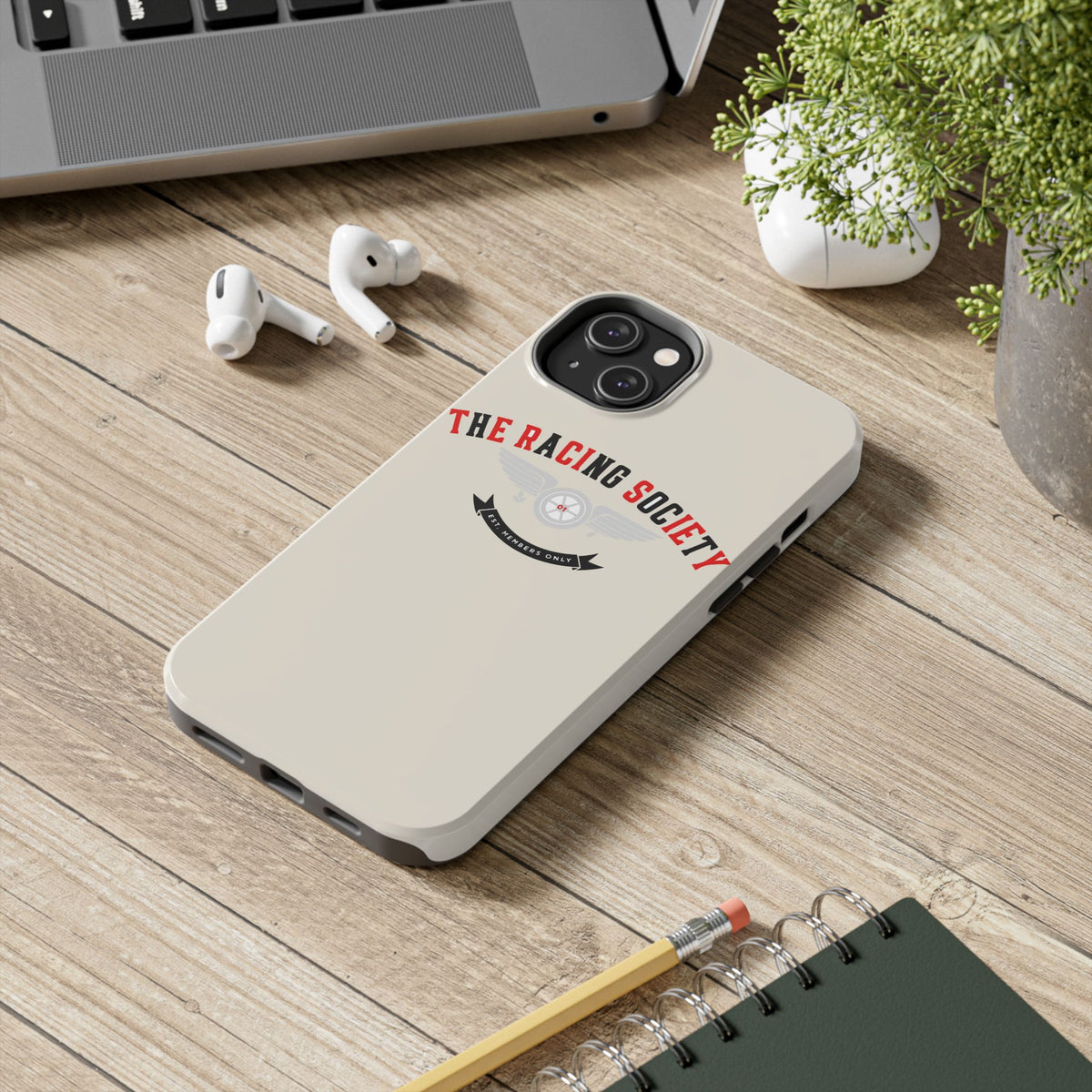 Racing Society Crest — iPhone Tough Case