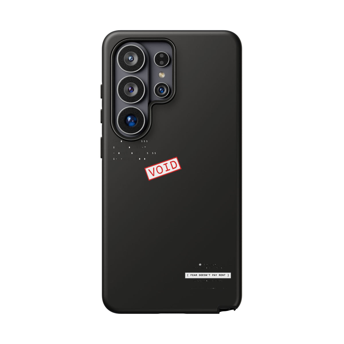 Fear Doesn't Pay Rent — Samsung Galaxy Tough Case