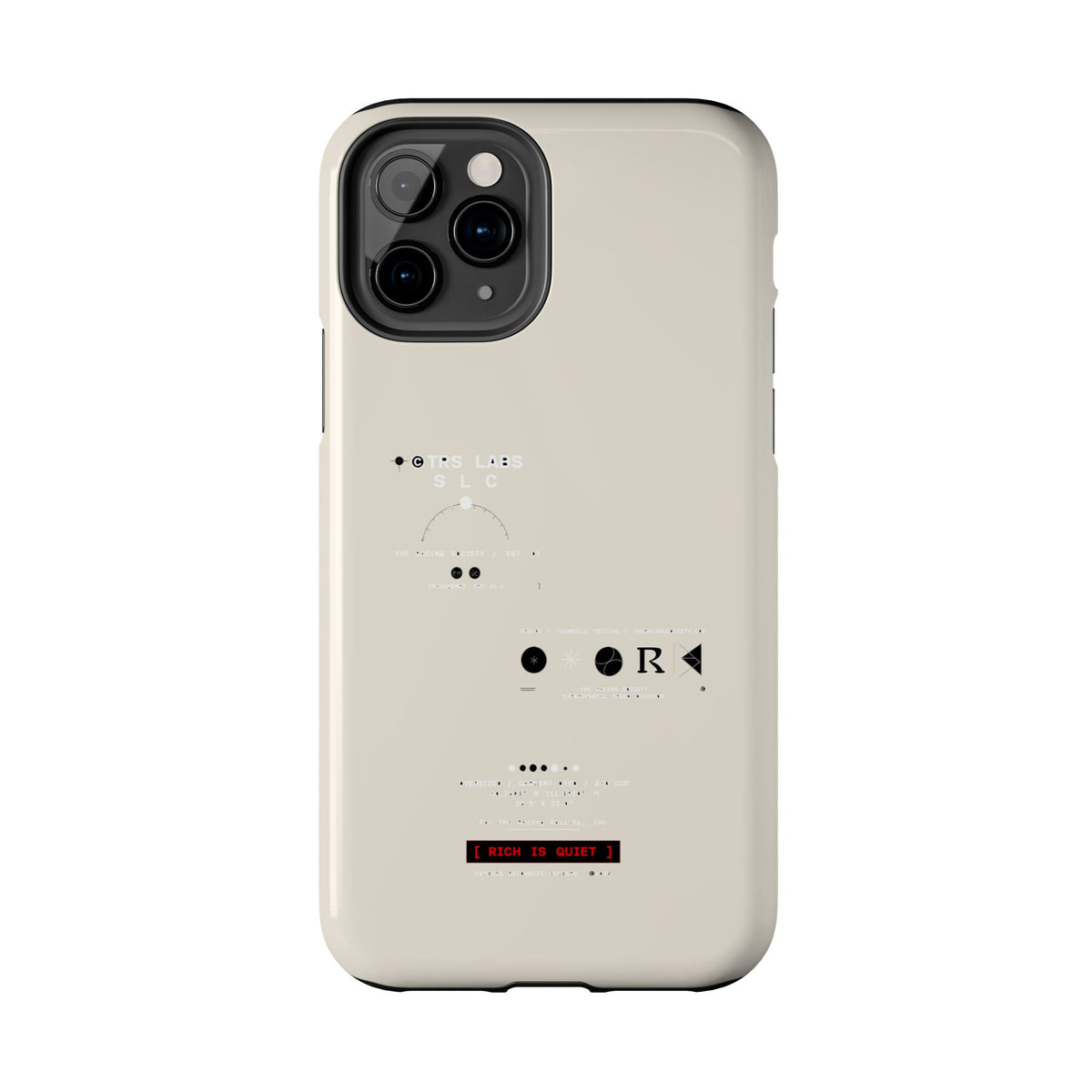 Rich Is Quiet Specimen — iPhone Tough Case