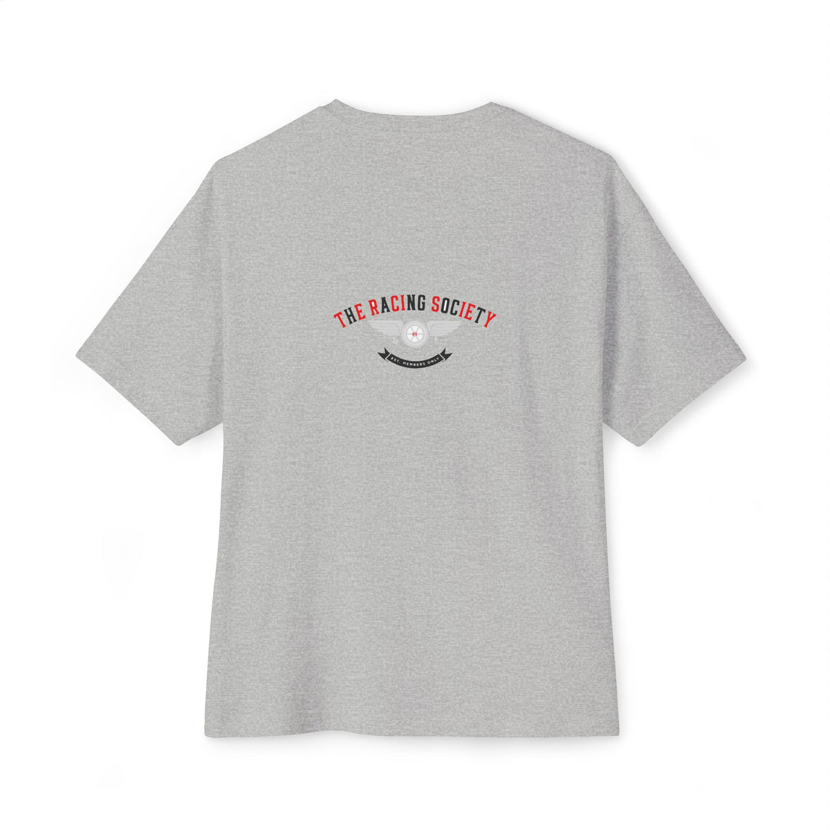 Racing Society Crest — Oversized Boxy Tee