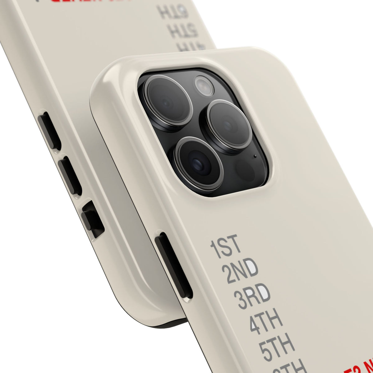 Reverse? Never. — iPhone Tough Case