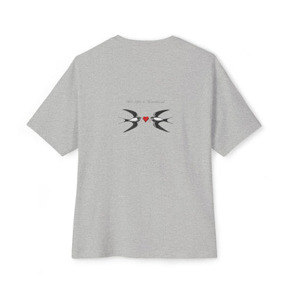Hot Laps & Heartbreak — Oversized Boxy Tee