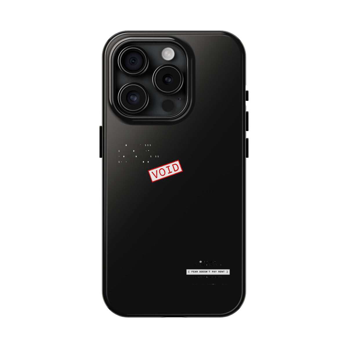 Fear Doesn't Pay Rent — iPhone Tough Case