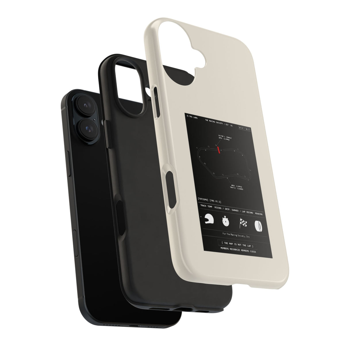The Map Is Not The Lap — iPhone Tough Case
