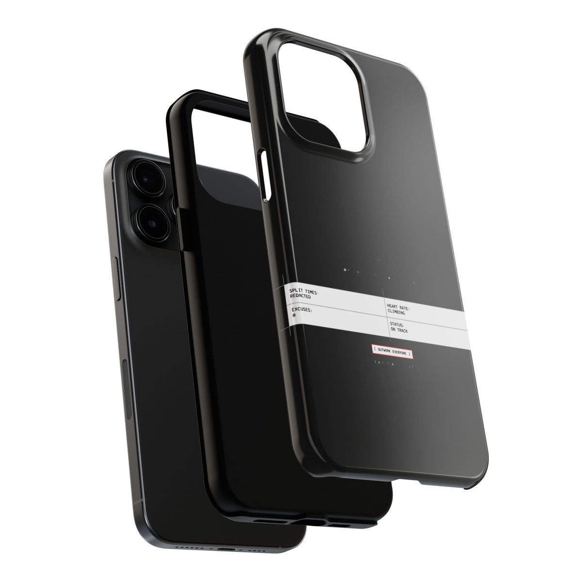 Split Times Redacted — iPhone Tough Case