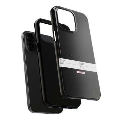 Split Times Redacted — iPhone Tough Case