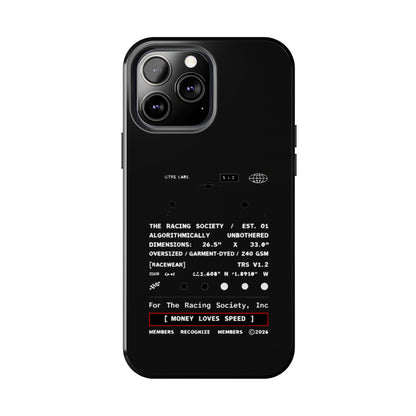 Money Loves Speed Spec — iPhone Tough Case